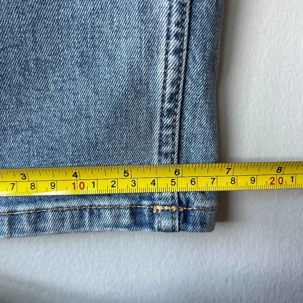 Everlane Curvy Cheeky High Rise Straight Jeans Light Wash Size 29 Womens - Picture 9 of 10